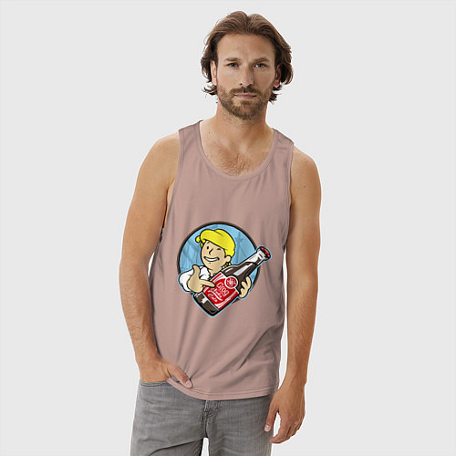 Мужская майка Vault Guybrush / Пыльно-розовый – фото 3