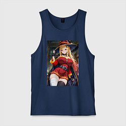 Майка мужская хлопок Марин Китагава косплей Мегумин, цвет: тёмно-синий