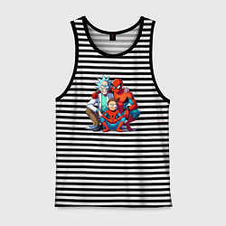 Мужская майка Spider-Man is Rick and Mortys friend