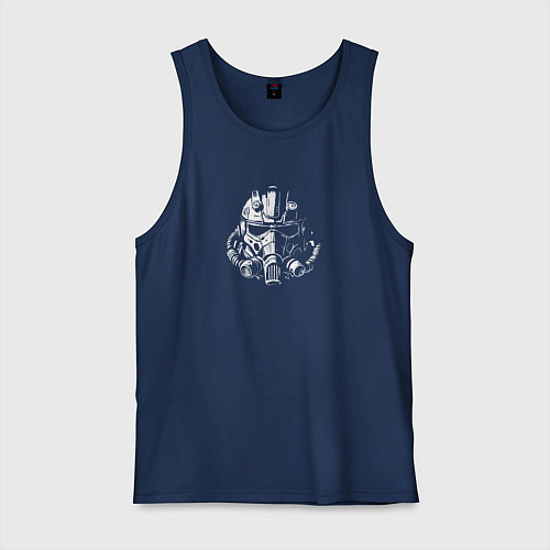 Мужская майка Mens Fallout / Тёмно-синий – фото 1