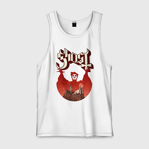 Мужская майка Ghost - Cardinal Copia / Белый – фото 1