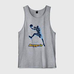 Майка мужская хлопок Nuggets baller, цвет: меланж