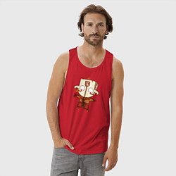 Майка мужская хлопок Герой из Dota 2, цвет: красный — фото 2