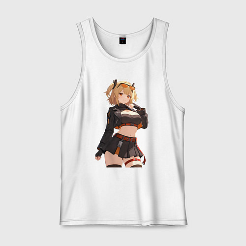 Мужская майка Burnice White Zenless Zone Zero / Белый – фото 1