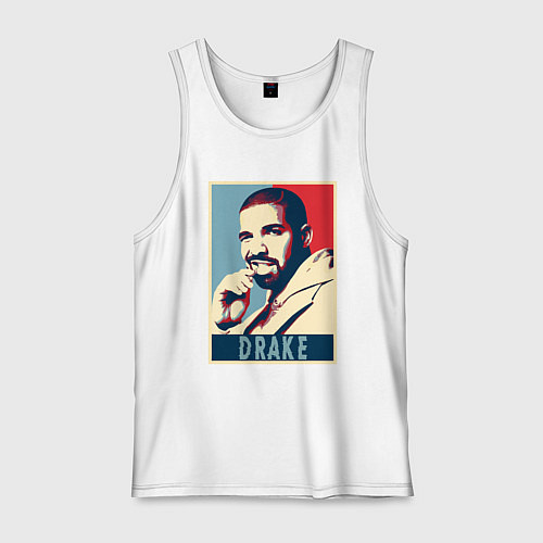 Мужская майка Drake obey / Белый – фото 1