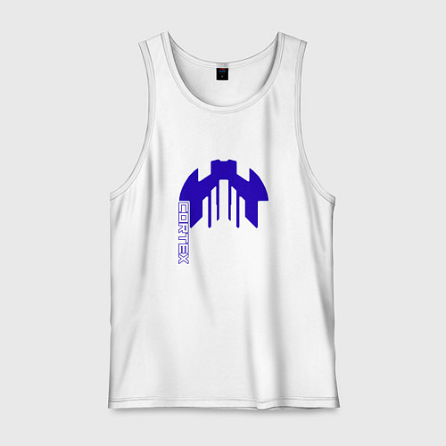 Мужская майка Cortex синий aneurism iv / Белый – фото 1