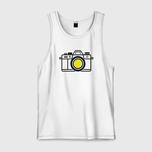 Мужская майка Креативная фотография / Белый – фото 1