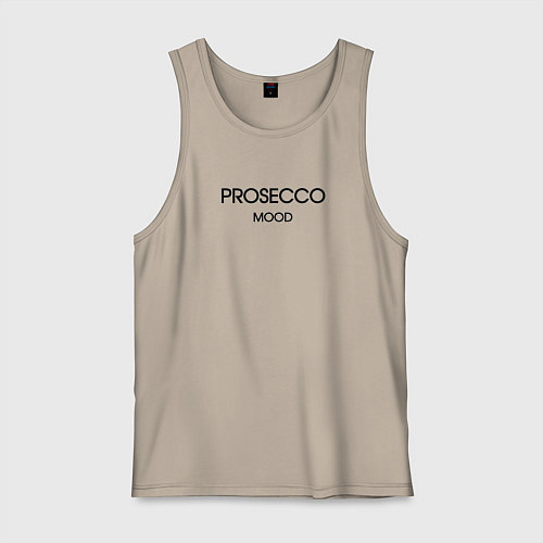 Мужская майка Prosecco mood collection / Миндальный – фото 1