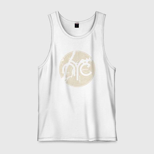 Мужская майка NYC map / Белый – фото 1