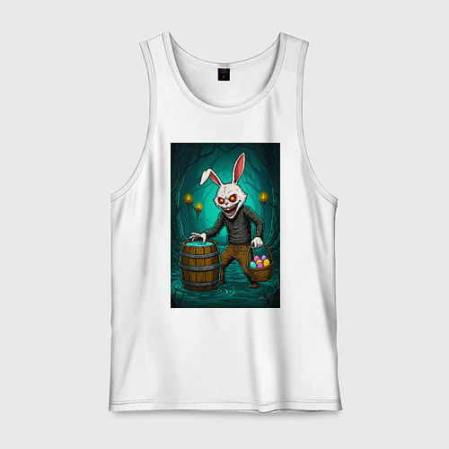 Мужская майка Кошмар на Пасху / Белый – фото 1