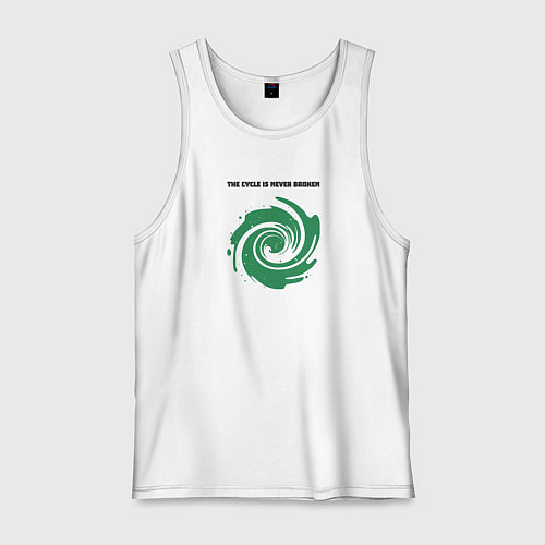 Мужская майка Круговорот / Белый – фото 1
