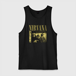 Мужская майка Nirvana foto band