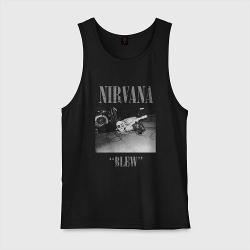 Мужская майка Nirvana blew / Черный – фото 1
