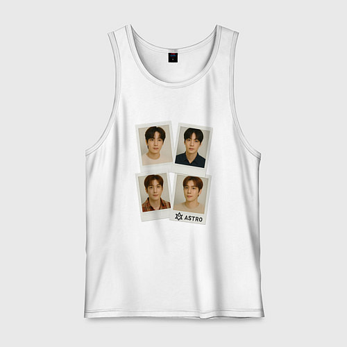 Мужская майка Astro фотографии / Белый – фото 1