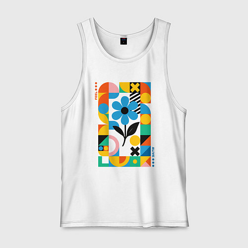 Мужская майка Fell alive / Белый – фото 1