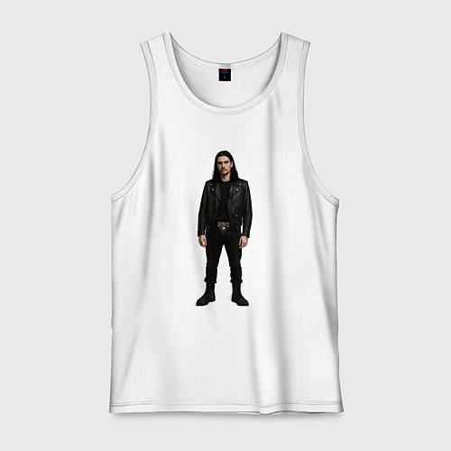 Мужская майка Bones во весь рост / Белый – фото 1