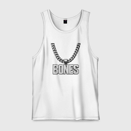 Мужская майка Цепь Bones / Белый – фото 1