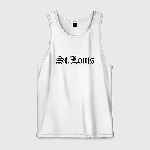 Мужская майка St Louis Missouri - USA / Белый – фото 1