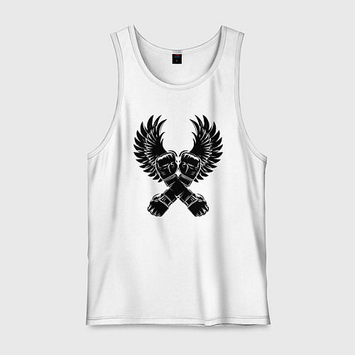 Мужская майка ММА кулаки / Белый – фото 1