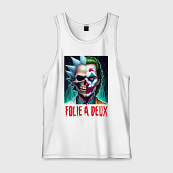 Мужская майка Rick Sanchezs skull and the Joker - collab