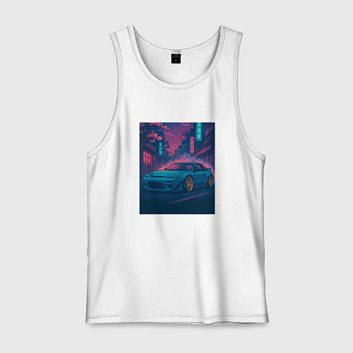 Мужская майка Nissan 180SX легенда JDM / Белый – фото 1