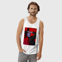 Майка мужская хлопок Джину, Saja Boys, цвет: белый — фото 2