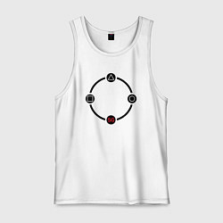 Мужская майка Squid game circle