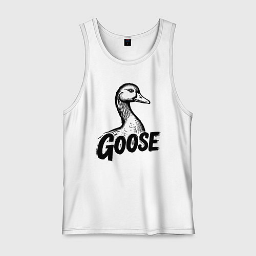 Мужская майка Черный гусь / Белый – фото 1
