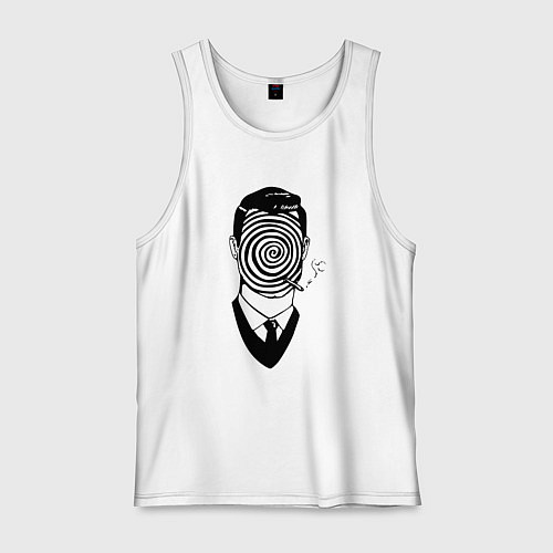 Мужская майка Человек-загадка / Белый – фото 1