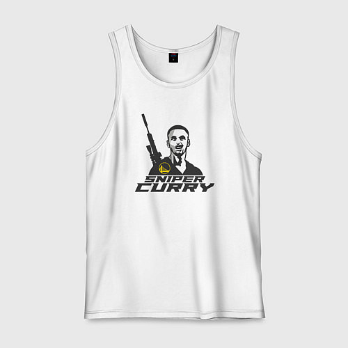 Мужская майка Снайпер Карри / Белый – фото 1