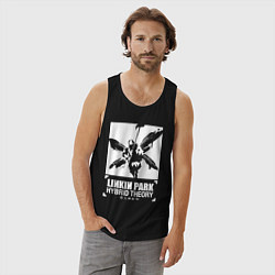 Майка мужская хлопок Linkin Park album cover, цвет: черный — фото 2