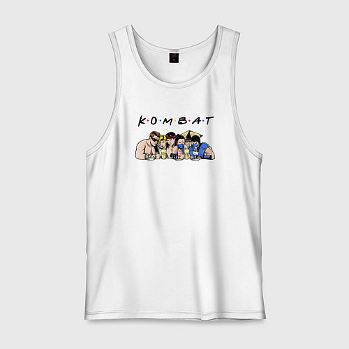 Мужская майка Kombat friends / Белый – фото 1