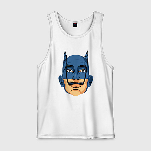 Мужская майка Batman Dali / Белый – фото 1