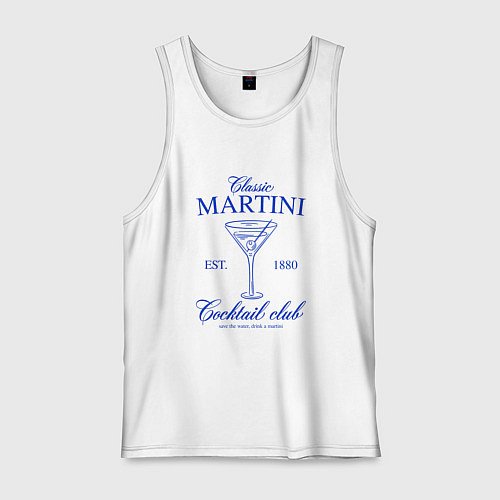 Мужская майка Classic martini / Белый – фото 1
