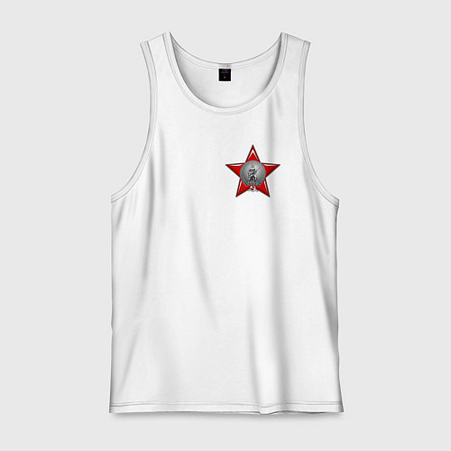 Мужская майка Значок героев / Белый – фото 1