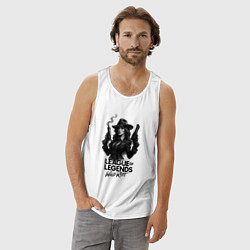Майка мужская хлопок Мисс фортуна Нуар League of Legends, цвет: белый — фото 2