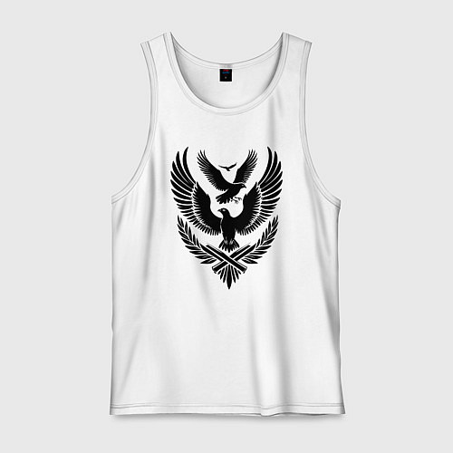 Мужская майка Три летящих птицы / Белый – фото 1
