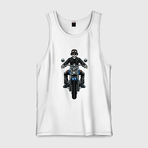 Мужская майка Skeletor racer / Белый – фото 1