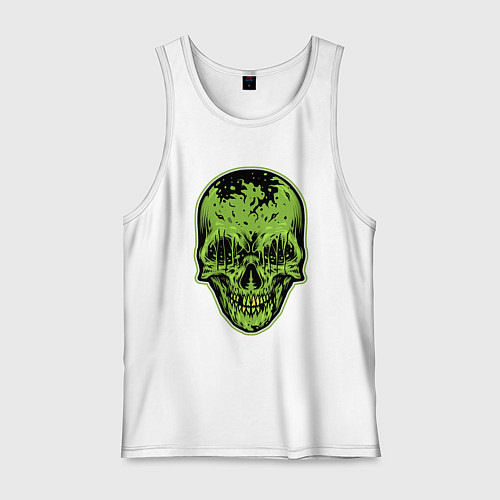 Мужская майка Green skeletor / Белый – фото 1