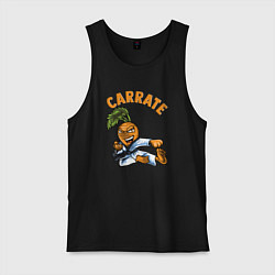 Майка мужская хлопок Carrate, цвет: черный