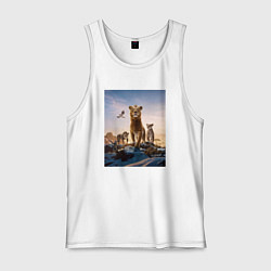 Мужская майка Семья львов