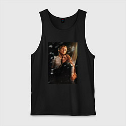 Майка мужская хлопок Titanic, цвет: черный