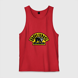 Майка мужская хлопок HC Boston Bruins Label, цвет: красный
