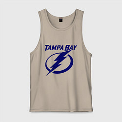 Майка мужская хлопок HC Tampa Bay, цвет: миндальный