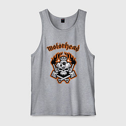 Майка мужская хлопок Motorhead, цвет: меланж