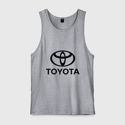 Мужская майка Toyota Logo / Меланж – фото 1
