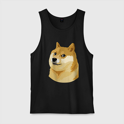 Мужская майка Doge / Черный – фото 1