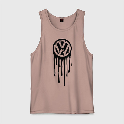 Мужская майка Volkswagen / Пыльно-розовый – фото 1