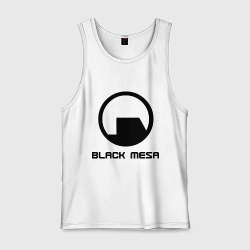 Мужская майка Black Mesa: Logo / Белый – фото 1
