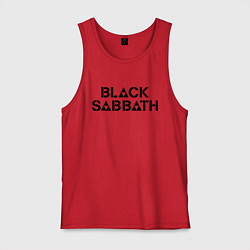 Майка мужская хлопок Black Sabbath, цвет: красный